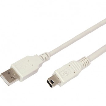 Кабель REXANT mini USB - USB A 0.2 м серый