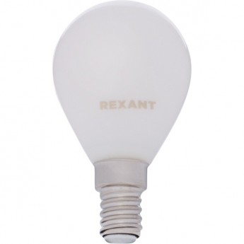 Лампа филаментная REXANT GL45 9.5 Вт 4000K E14 матовая колба
