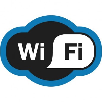 Наклейка информационный знак REXANT ЗОНА WI-FI 150х200 мм