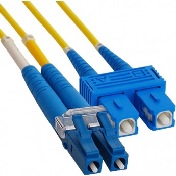 Патч-корд оптический REXANT переходной (SM), 9/125 (OS2), LC/UPC-SC/UPC, (Duplex), LSZH, 2м