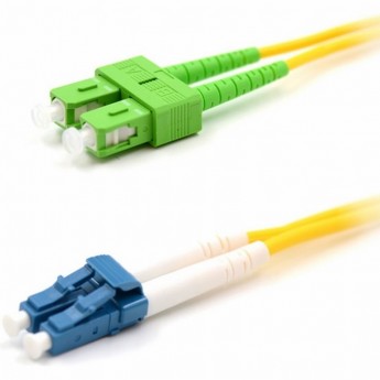 Патч-корд REXANT 9/125 LC/UPC-SC/APC PVC оптический переходной 1м