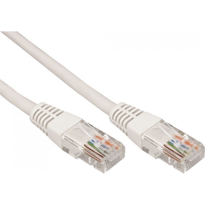 Патч-корд REXANT U/UTP 6, RJ45-RJ45, неэкранированный, 26AWG, LSZH, серый, 0.3 м 02-0290-03