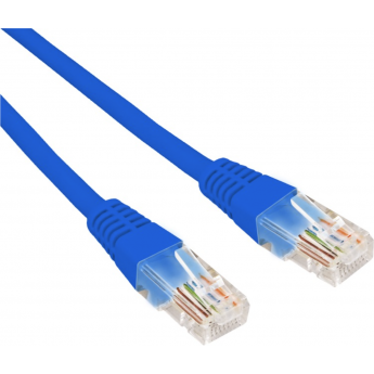 Патч-корд REXANT U/UTP 6, RJ45-RJ45, неэкранированный, 26AWG, LSZH, синий, 3 м