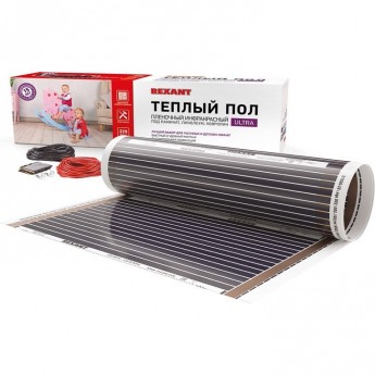 Пленочный теплый пол REXANT ULTRA RXM 220, площадь 3.5 м², 0.5х7 м, 770 Вт